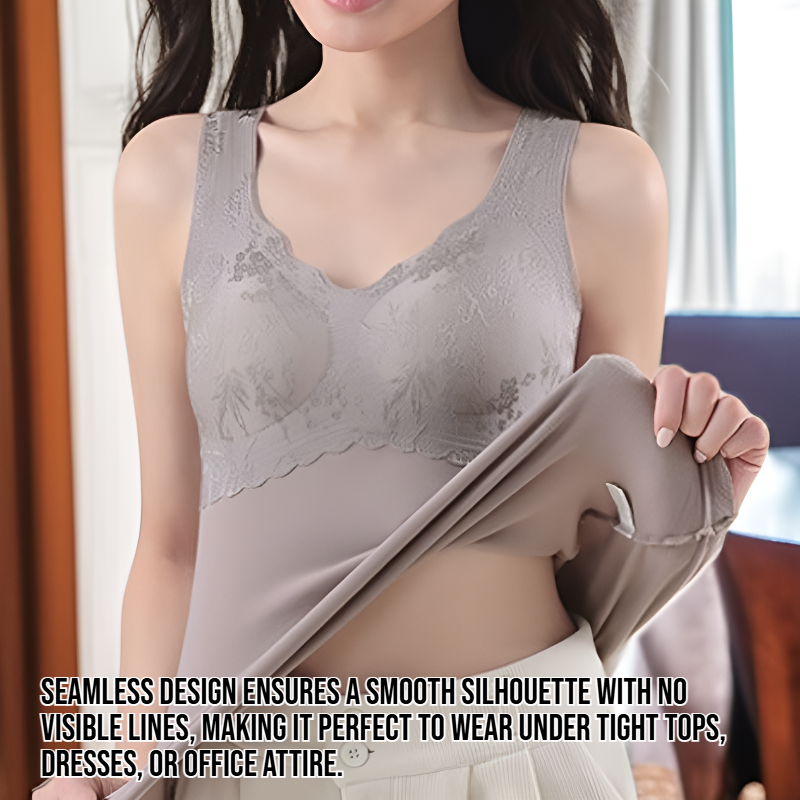 Ladies' invisible and seamless warm vest