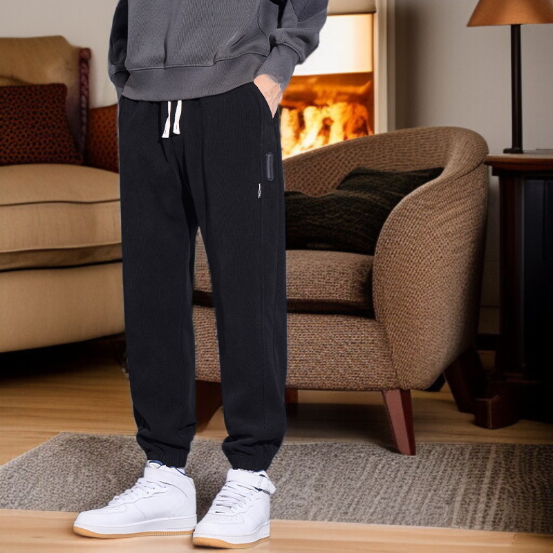 와이드 컴포트 조거 남성 봄가을 캐주얼 팬츠 조거 배기 팬츠 남성 와이드 배기 팬츠
