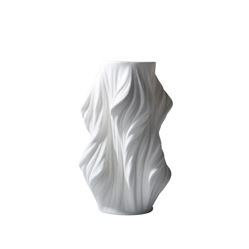 Modern Minimalist 3D Printed Ceramic Artwork