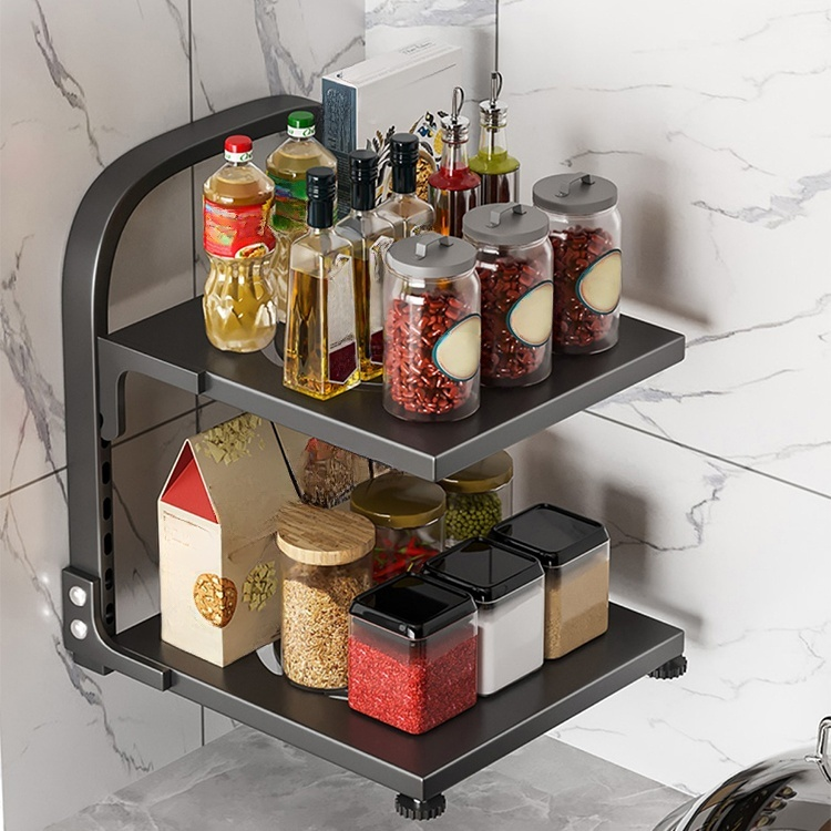 ชั้นวางของอเนกประสงค์สำหรับหม้อ หลายชั้น สำหรับครัว ใต้ซิงค์น้ำ