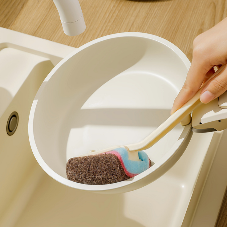 แปรงทำความสะอาดห้องครัวอเนกประสงค์ สำหรับล้างจานและหม้อ