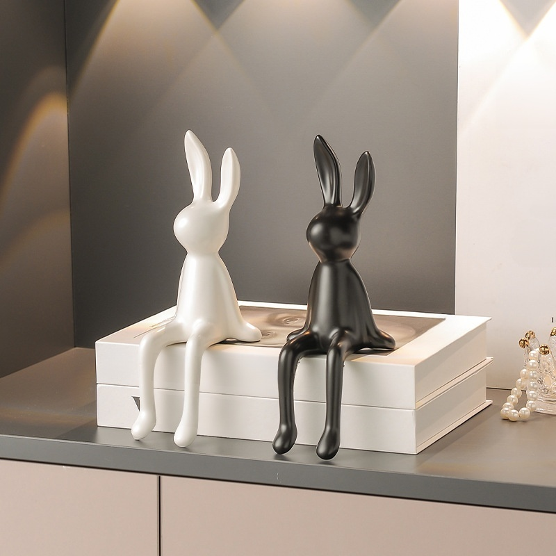 귀여운 토끼 세라믹 공예품