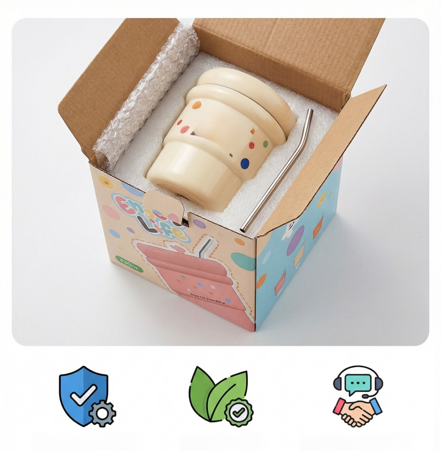 แก้วกาแฟสแตนเลสทนทานใช้งานได้นาน