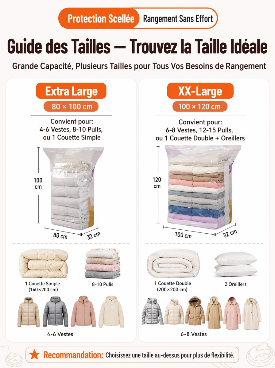 Sac de rangement à compression sous vide anti - rides stéréoscopique