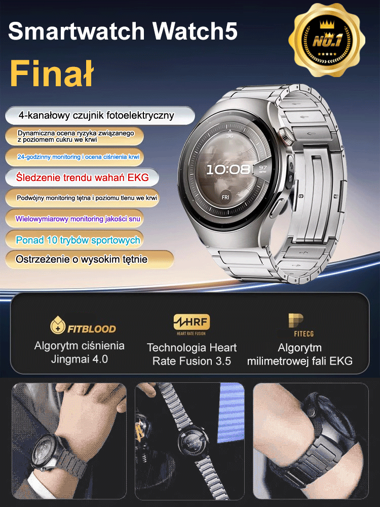 Watch5 Inteligentny Zegarek Monitorujący