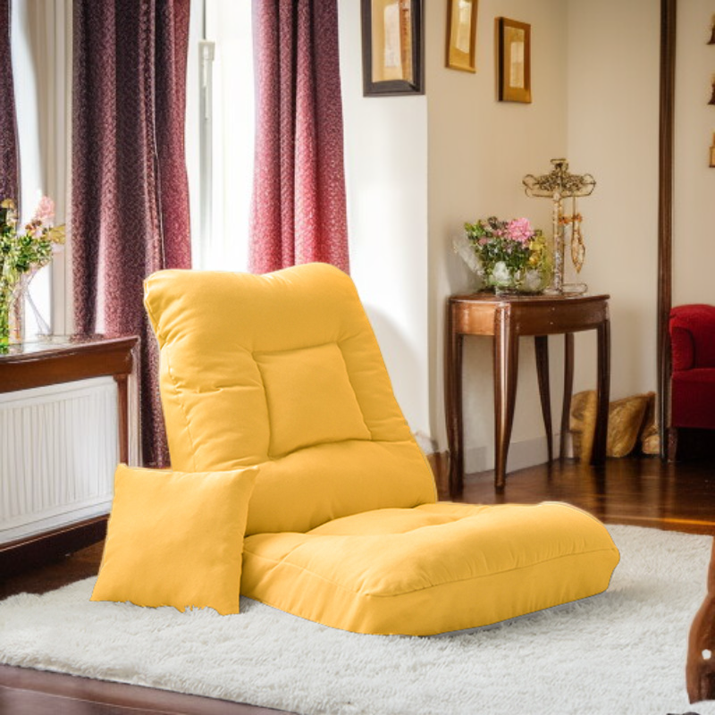 두꺼운 등받이가 있는 가정용 빈백 의자 및 바닥 소파