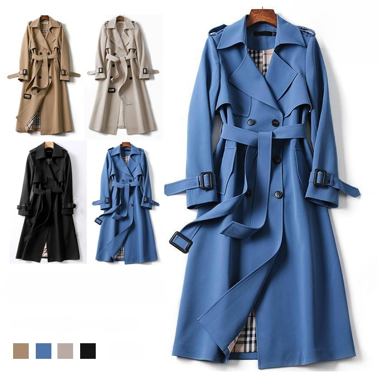 영국계 롱 트렌치 코트 TV