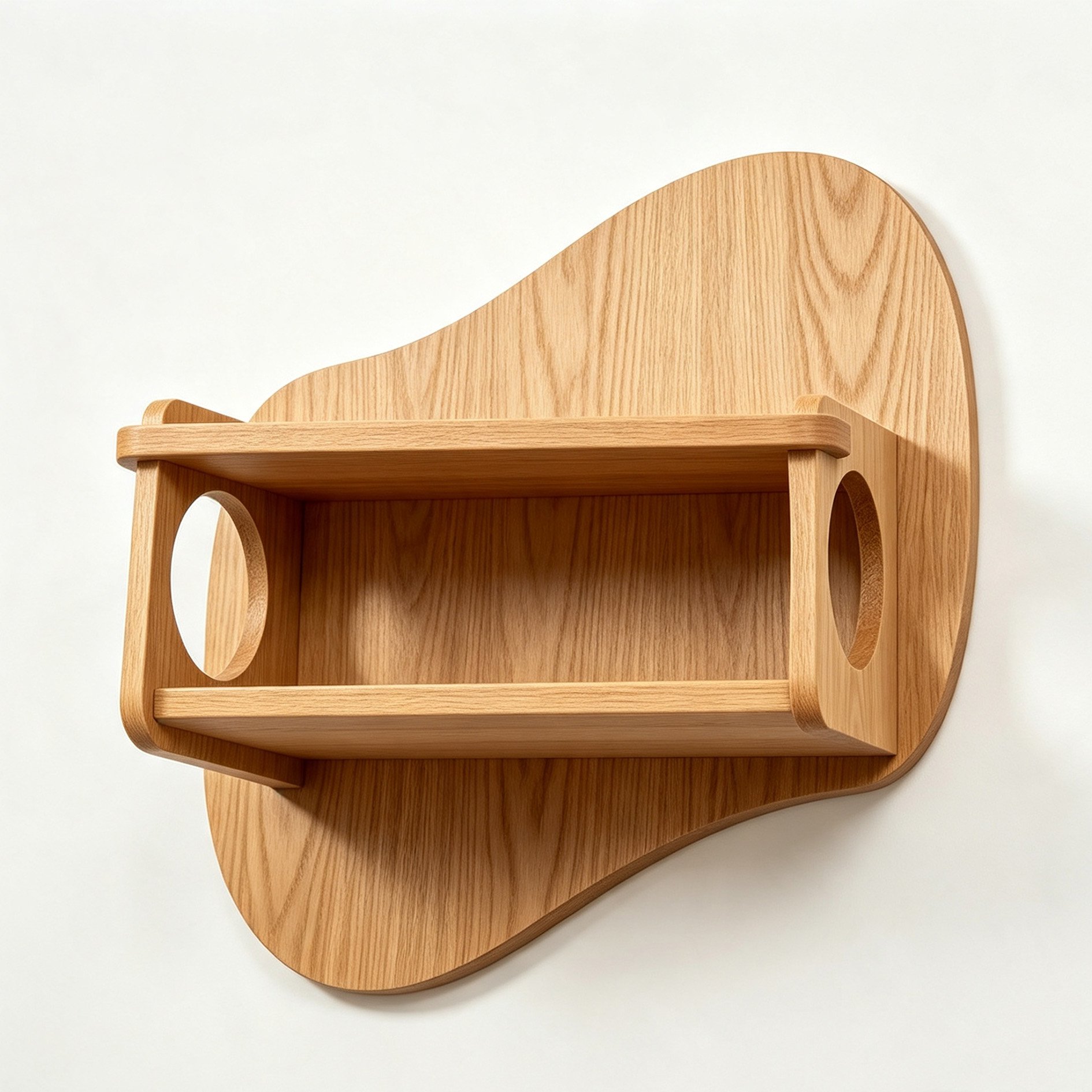 Wooden Floating Wall Shelf