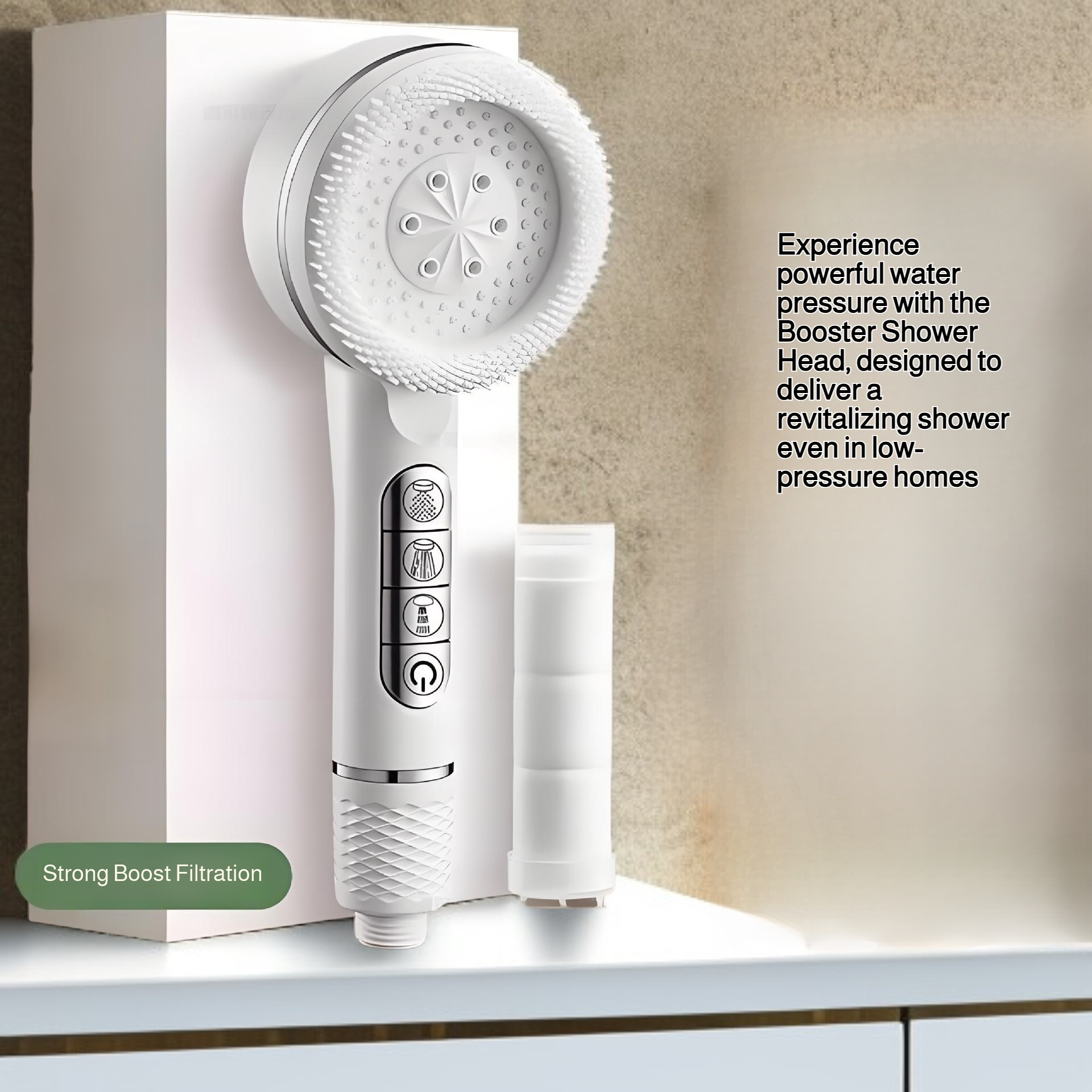 Home Shower Set Booster Shower Head