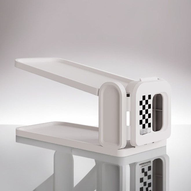 鞋架三檔可調式收納雙層鞋托鞋櫃整理