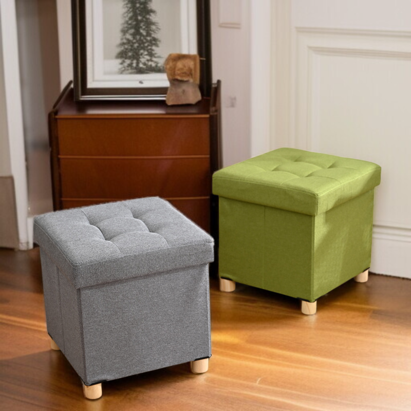 가정용 수납 걸상 다용도 접이식 소파 보강형 수납 걸상 수납 기능 수납 걸상