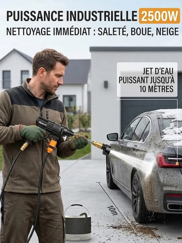 【Lave-auto de poche】Nettoyeur haute pression
