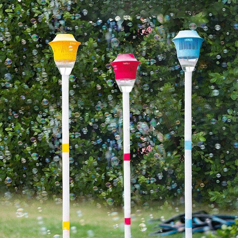 เครื่องทำฟองสบู่ไฟถนนกลางแจ้ง