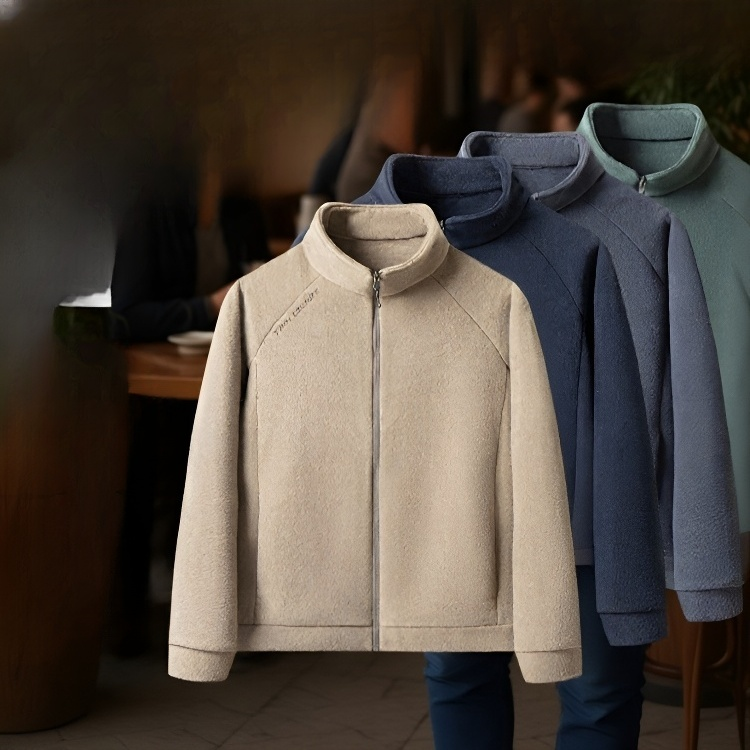 아웃도어 남성 코트 기모 양면 카디건 후드 코트 방한 바람막이 안감 야상 코트