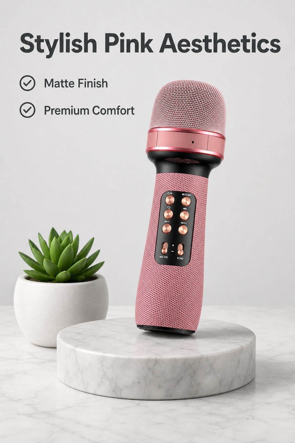 High Fidelity Multifunctional Headset Microphone
