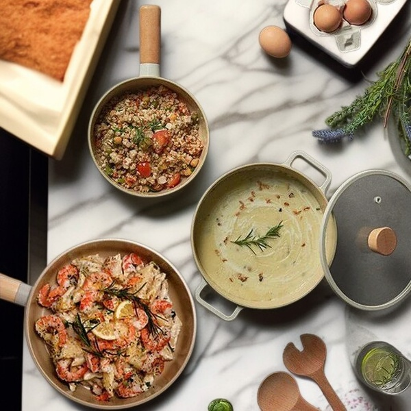  Neoflam Pika IH Induction Petite Wok 18cm