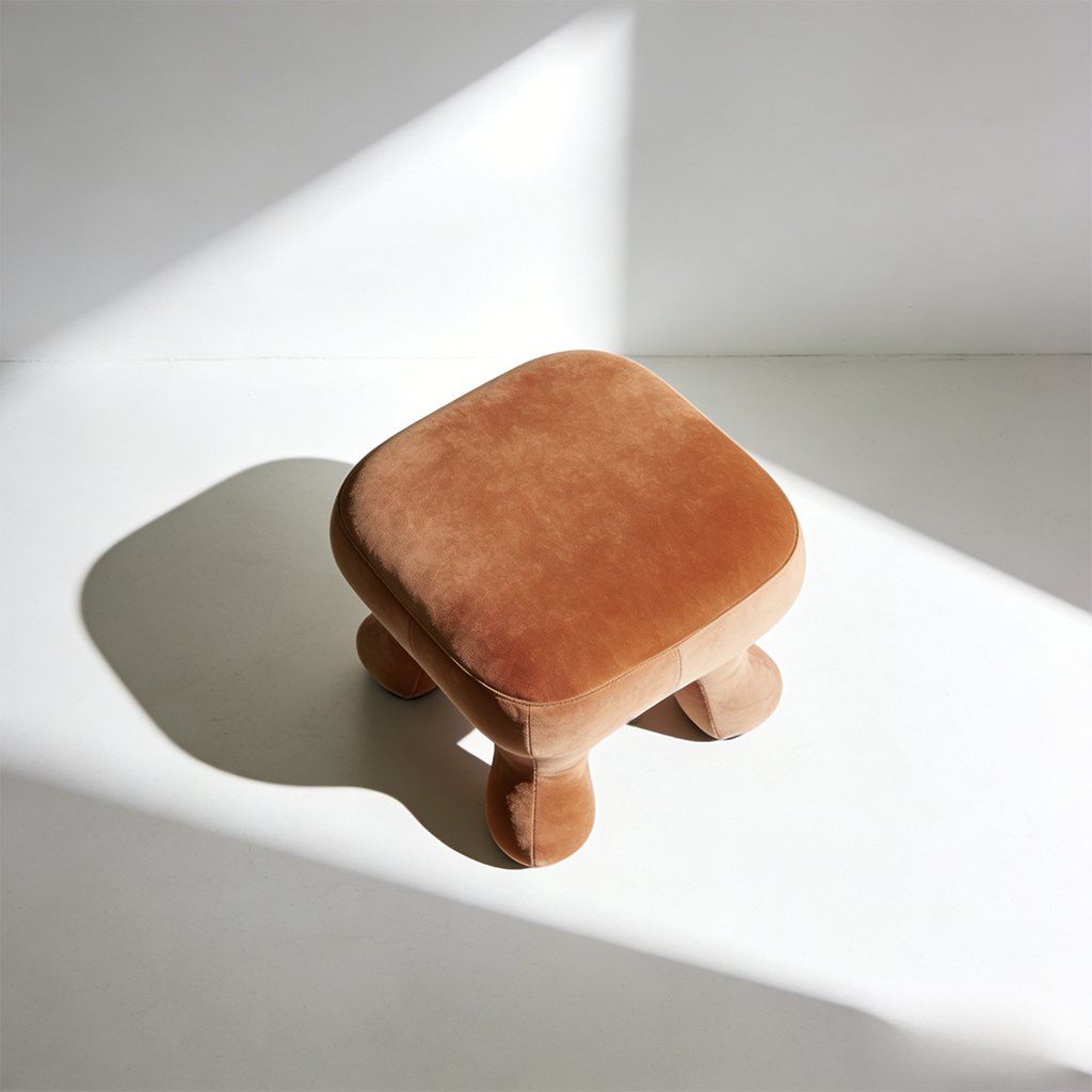 Multifunctional Fabric Ottoman