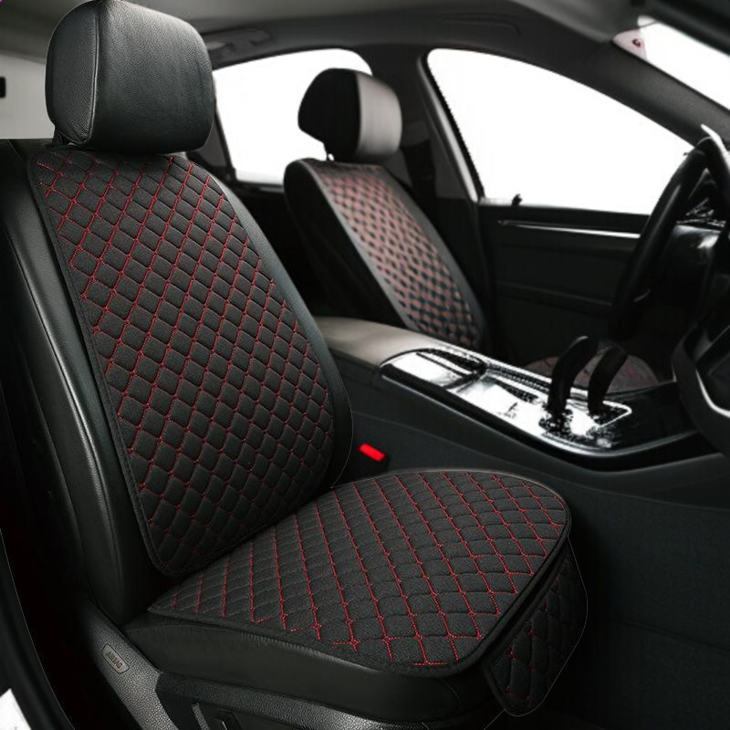 Linen car seat cushion universal car seat cushion car seat cover car seat cushion three piece set se