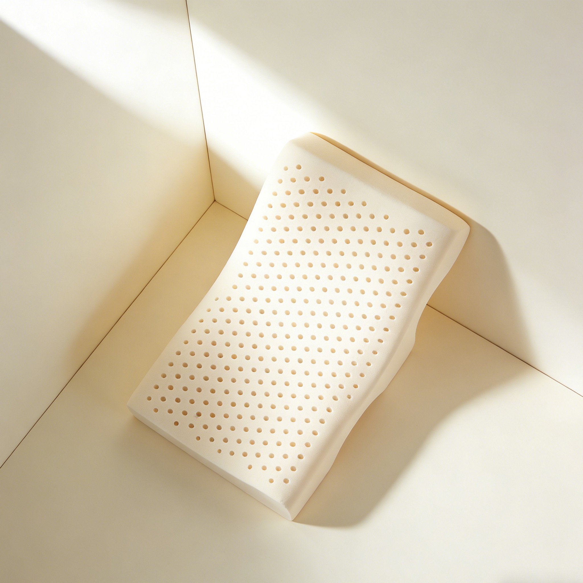 천연 라텍스 베개의 전체 모습