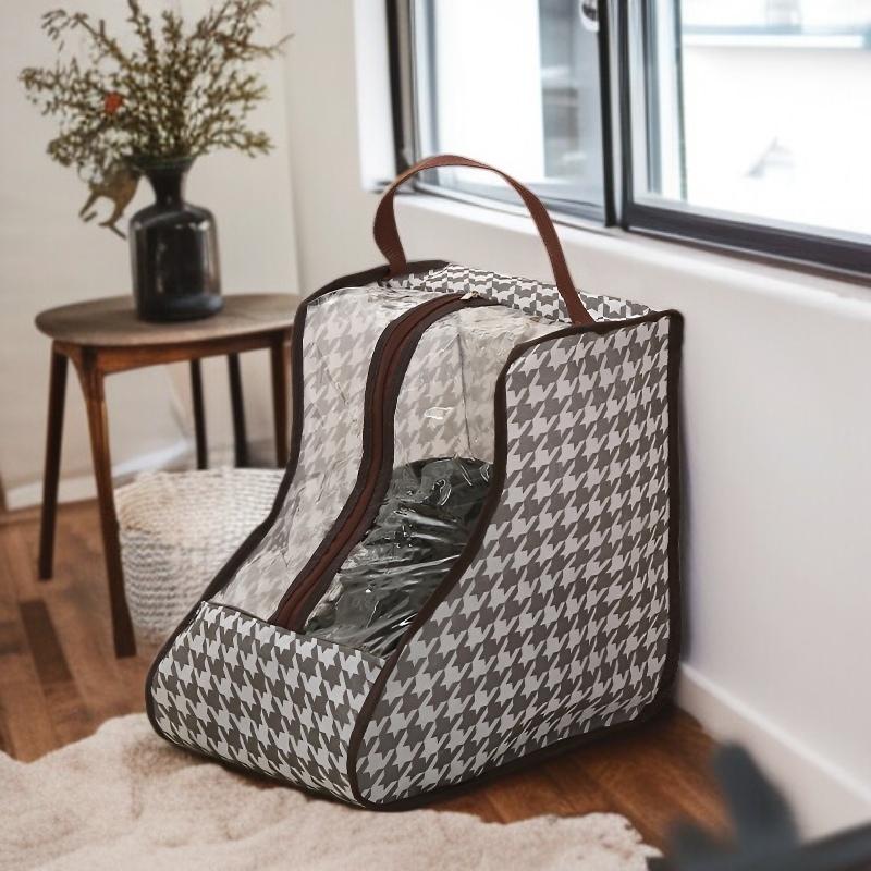 旅行用シューズ防塵収納袋 多機能透明シューズバッグ