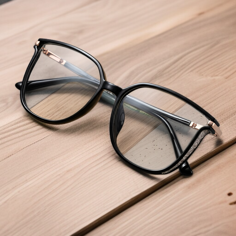 Kleine Bestie - Boston Vintage Brillen mit großem Rahmen