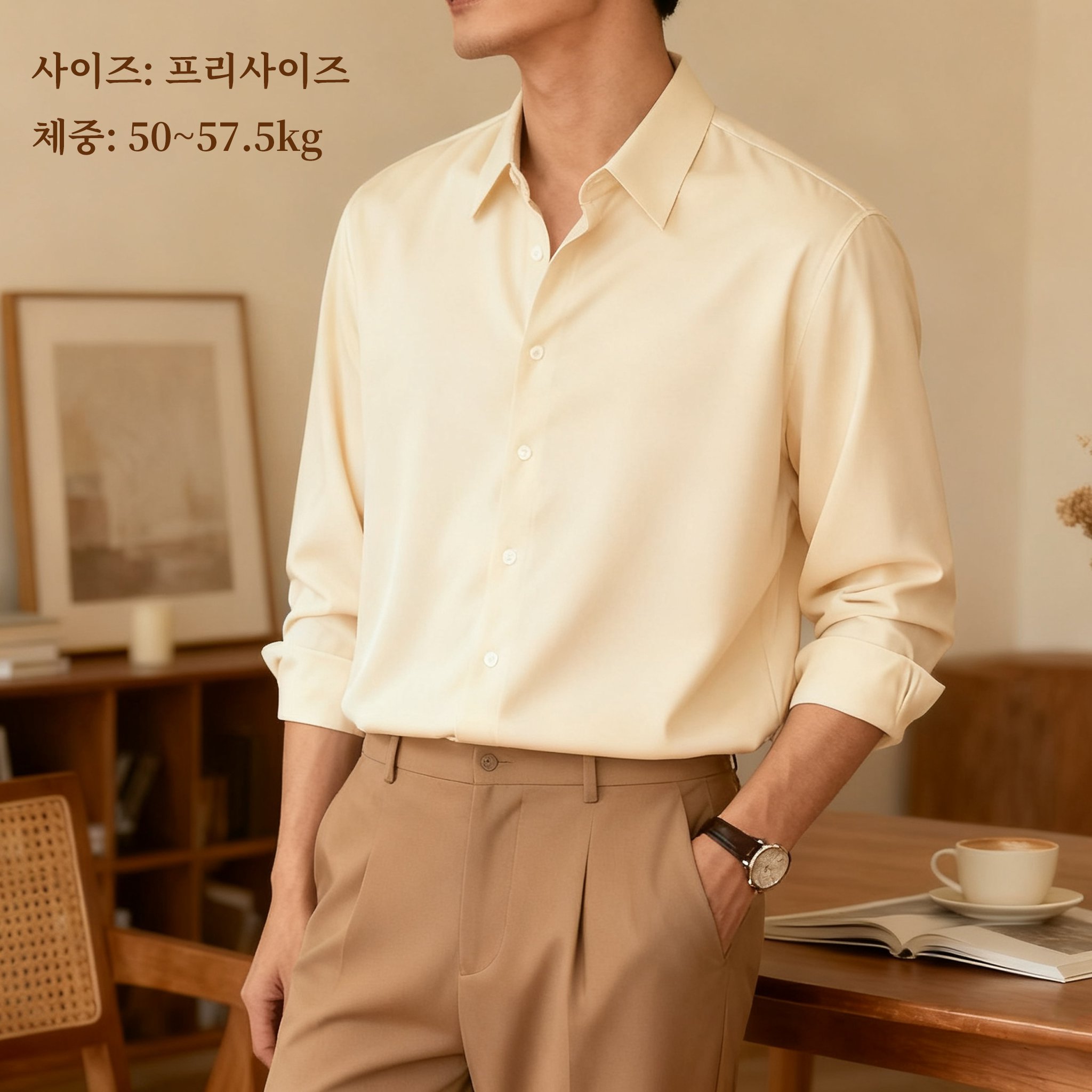 비즈니스 캐주얼 신사 셔츠 코디