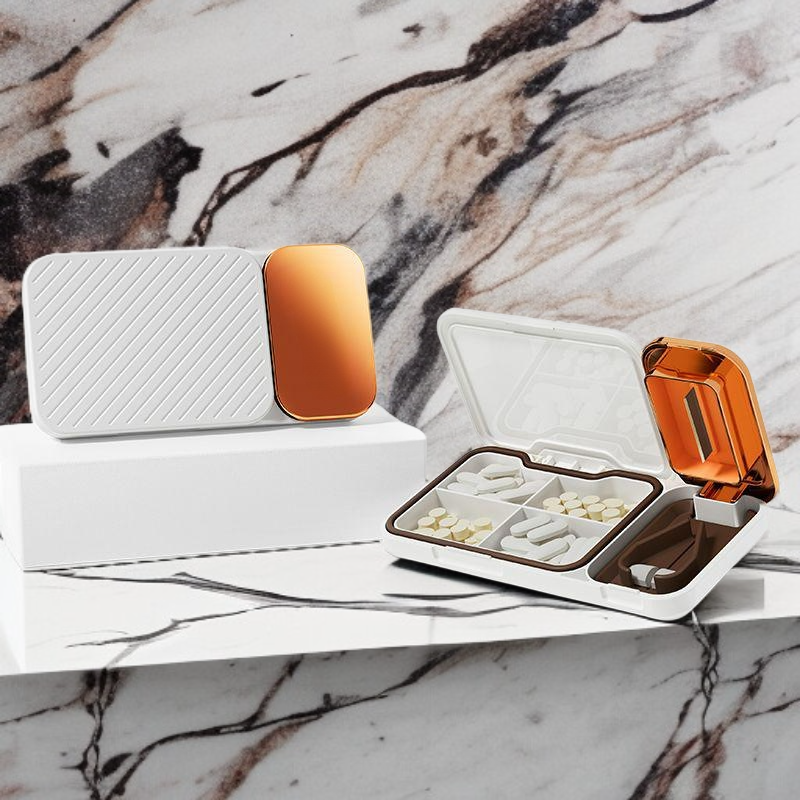 다양한 색상의 약 분배기 선택