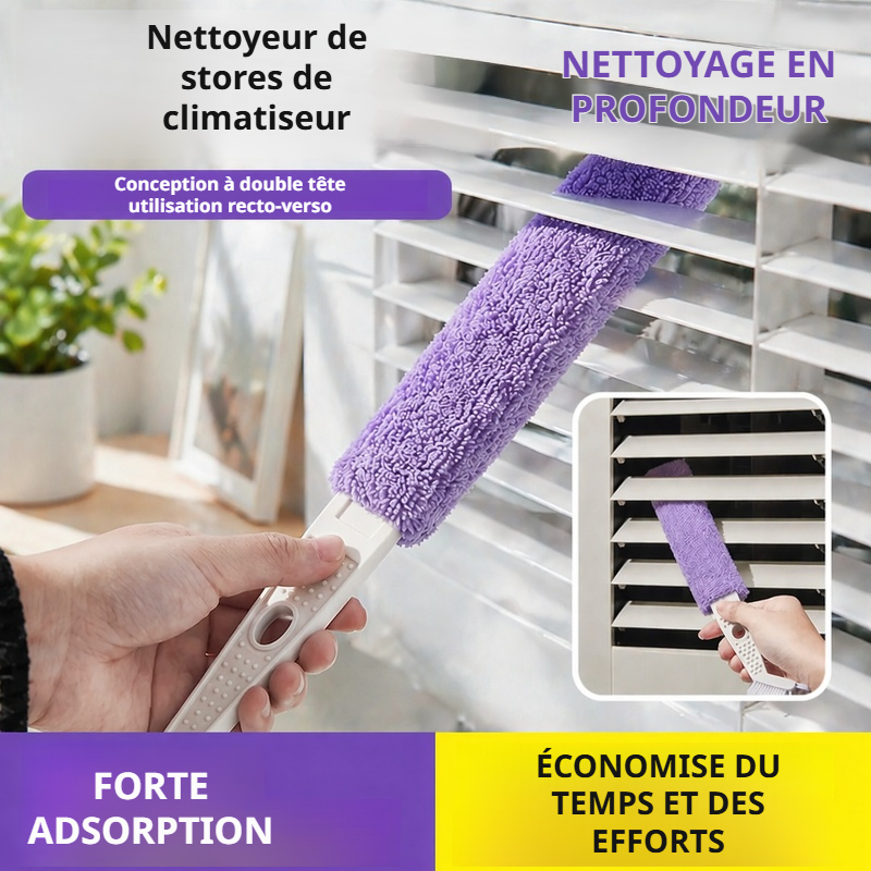 Bâton de nettoyage multifonctionnel à poussière avec adsorption électrostatique