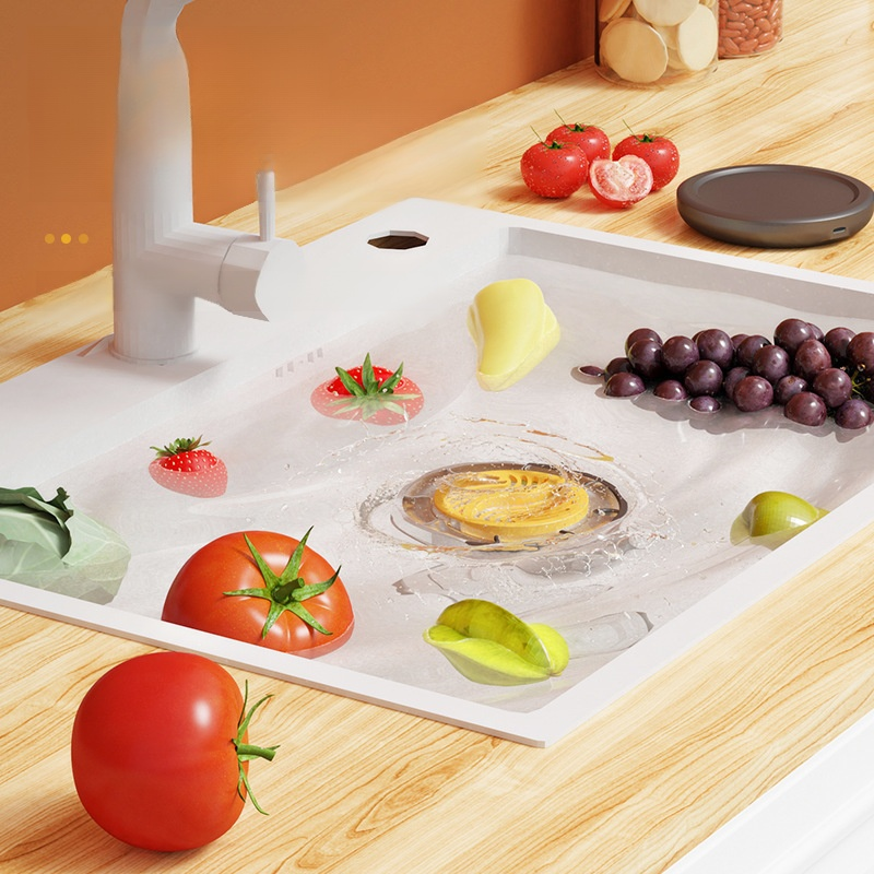 Wireless ultrasonic fruit and vegetable cleaning agent