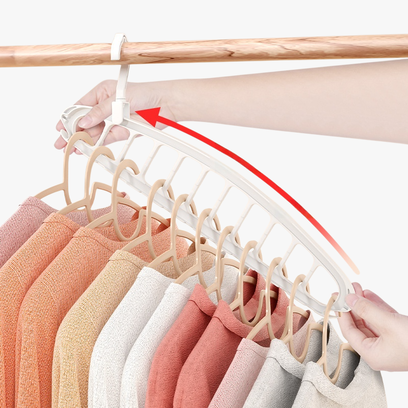 Perchero plegable multifuncional de pared para almacenamiento