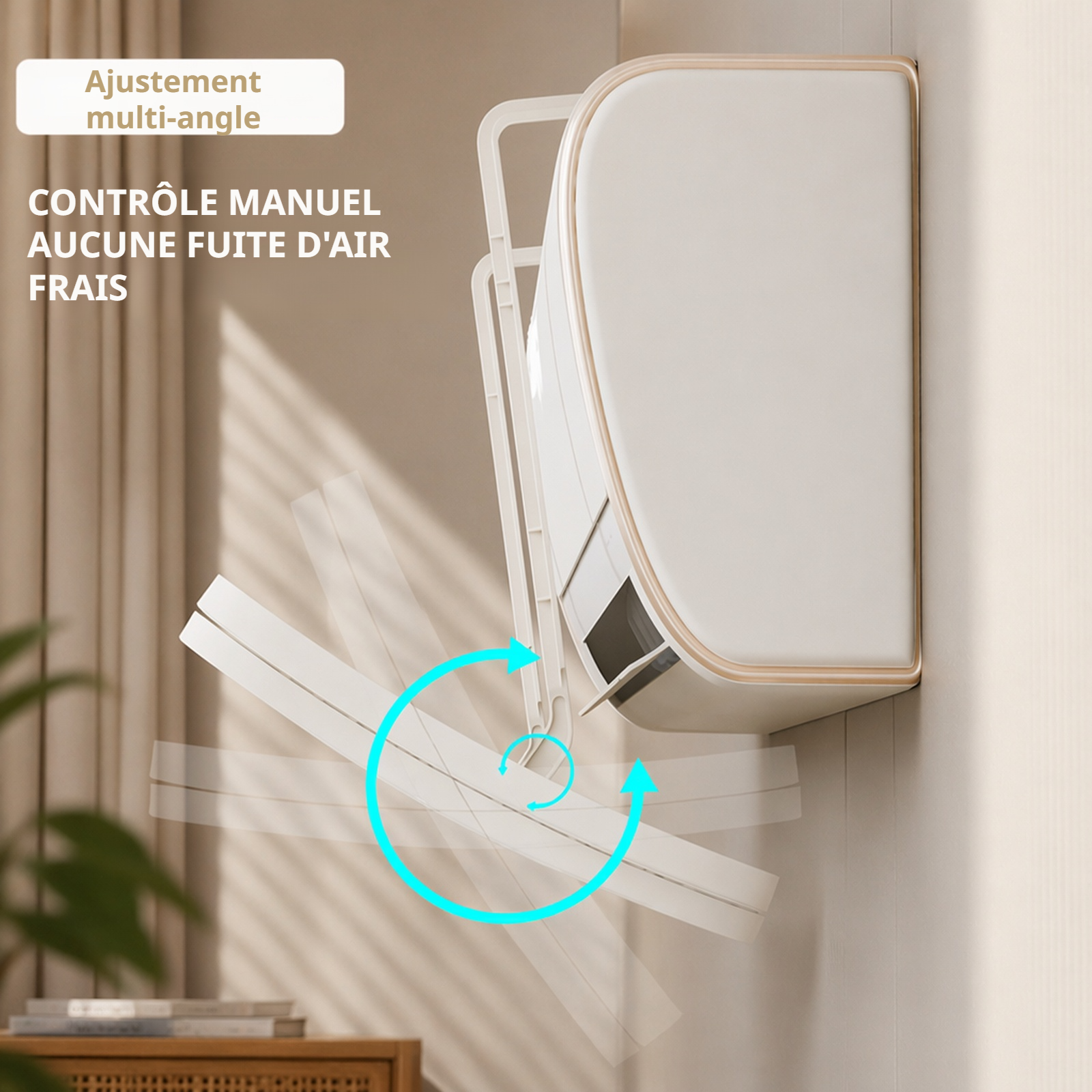 Accessoire universel pour climatiseur, empêche le courant d’air
