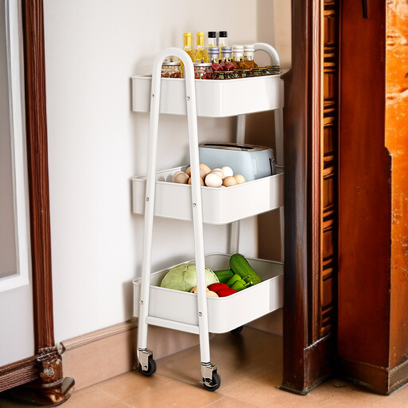 Multifunkční odnímatelná vícevstvá úložná police Vhodná do kuchyně, ložnice a koupelny