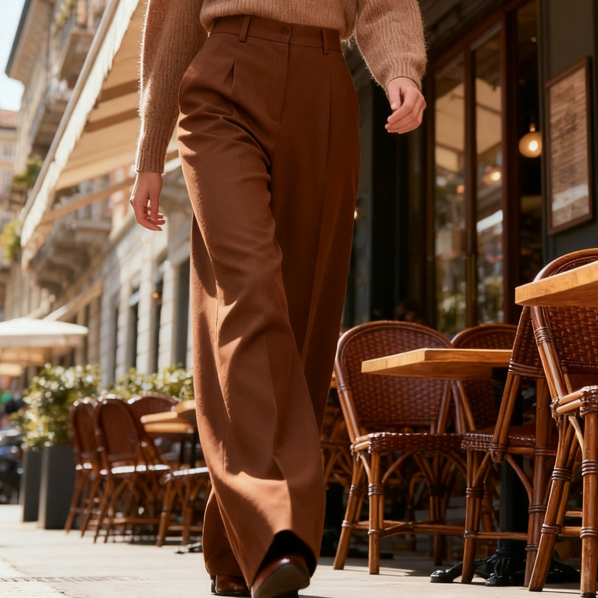 프리미엄 울 수트 팬츠 전체 이미지