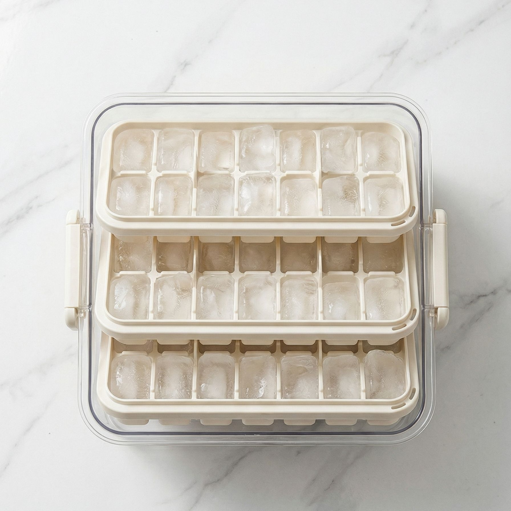 大容量アイスストッカーでアイスをたっぷり保存