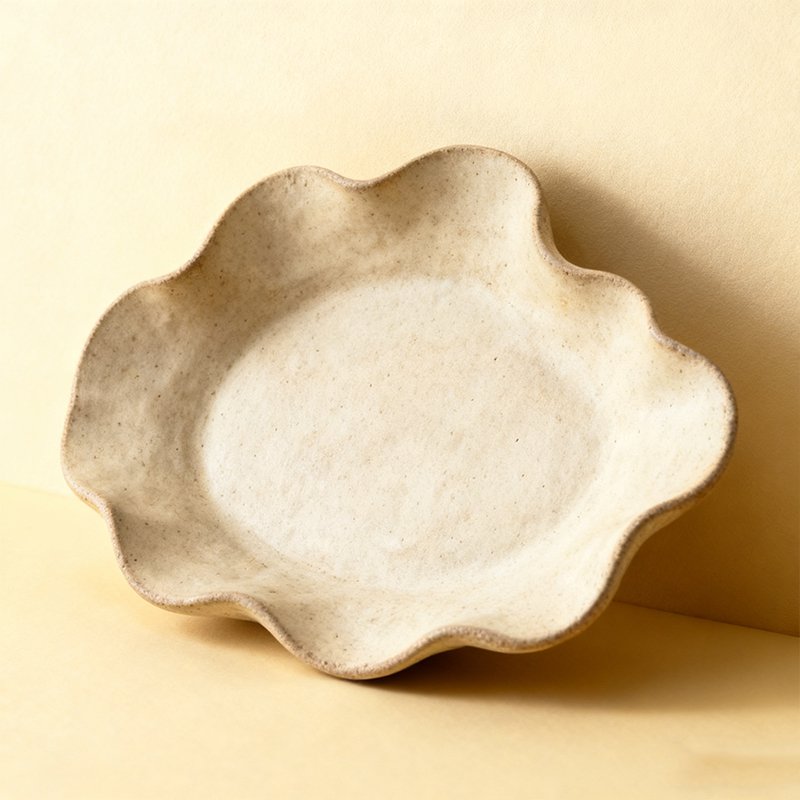 クリエイティブ変形レース縁皿セット（4点セット）