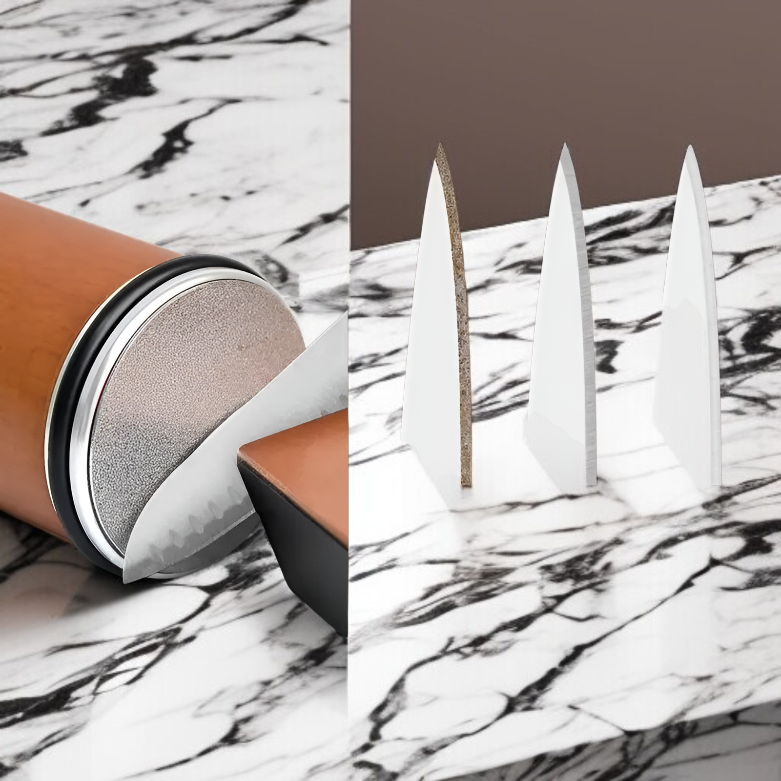 연마기 각도 조절 핸들 디테일