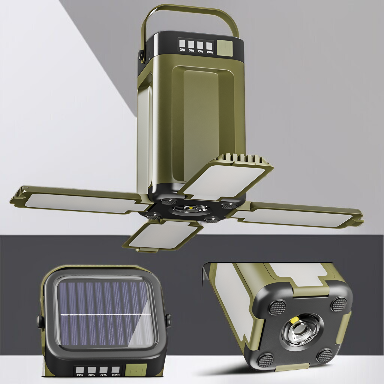 Multifunktionale Outdoor-Solar-Camping-Leuchte