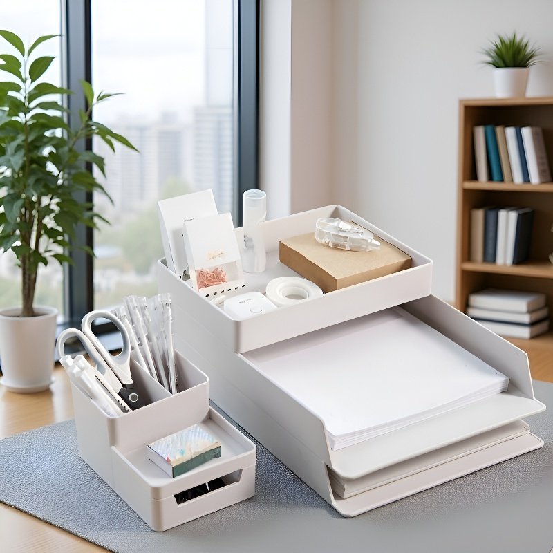 デスクトップ収納ボックス