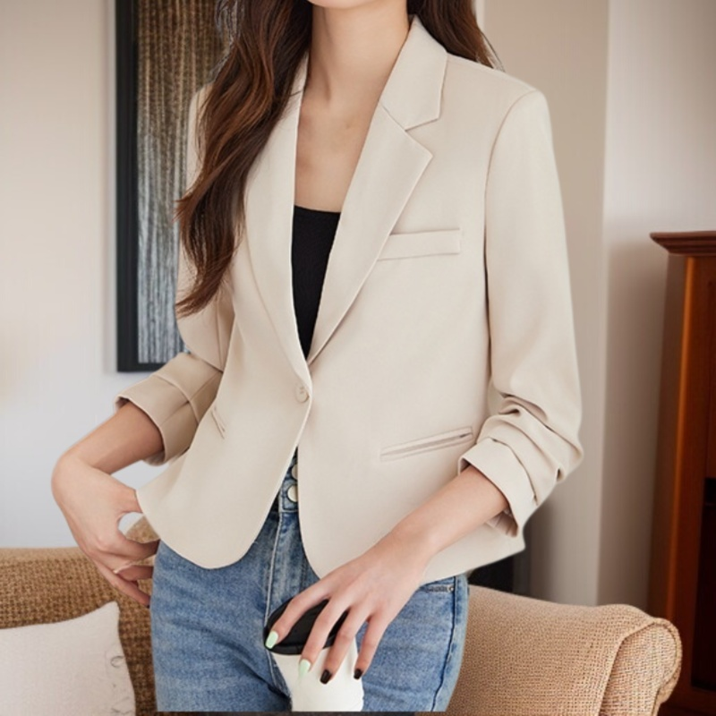 여성 통근 고급감 슬림핏 양복