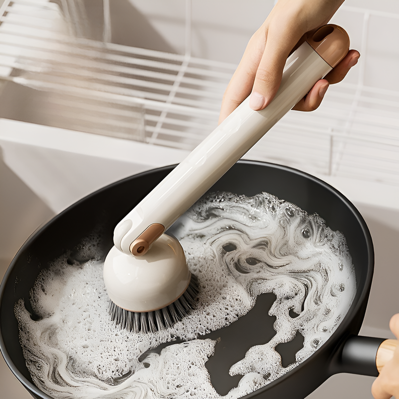 手を傷めず油汚れ防止クリーニングブラシ