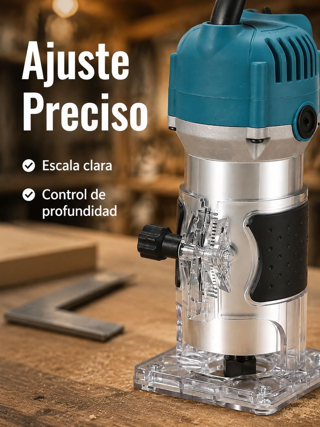 Fresadora Eléctrica para Carpintería