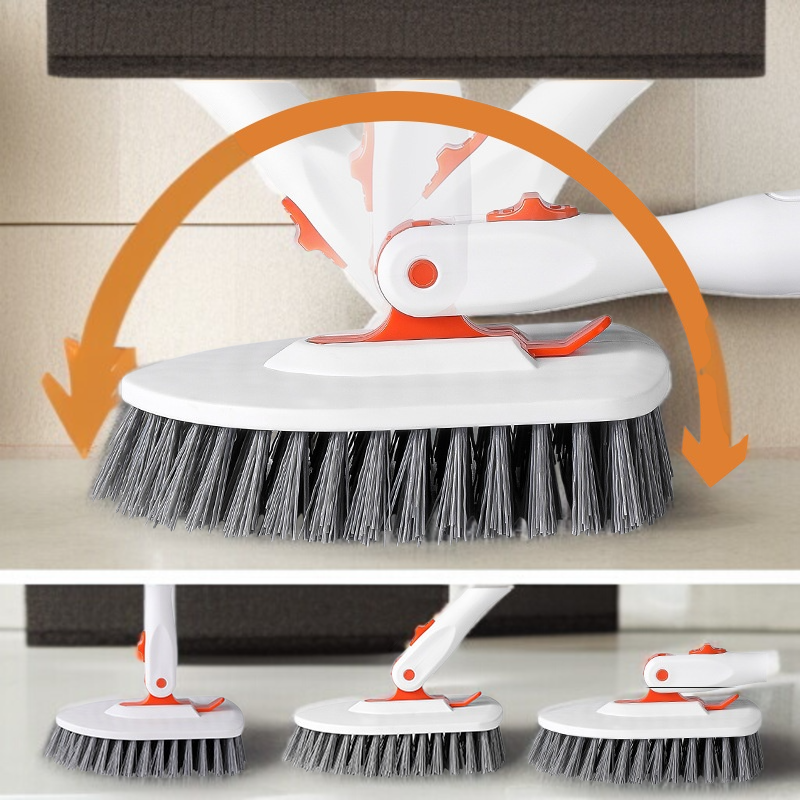 가정용 욕조 브러쉬 다용도 트리플 욕실 청소 브러쉬 바닥 타일 브러쉬 파도 욕조 청소 도구