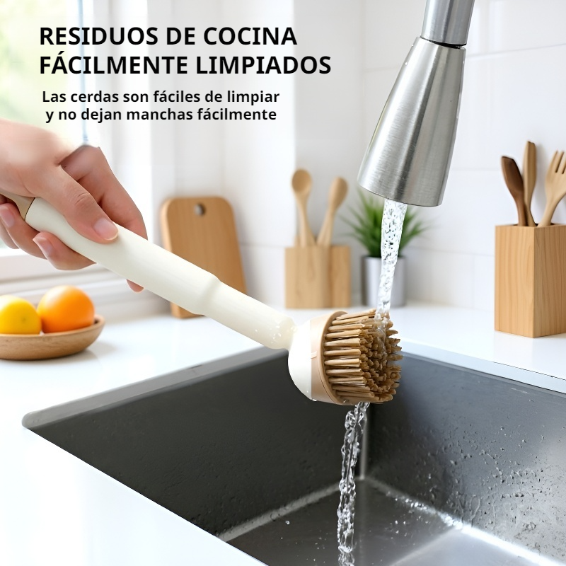Cepillo de limpieza multifuncional de mango largo