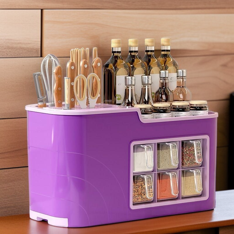 高品質素材で作られた調味料ボックスの拡大画像