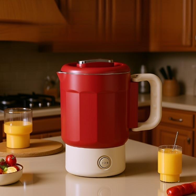 304ステンレススチール製ミニ折りたたみ電気ケトル