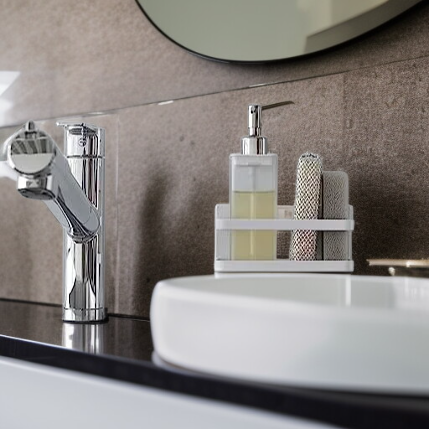 Toilet Paper Organizer Box with Wall Mount Design