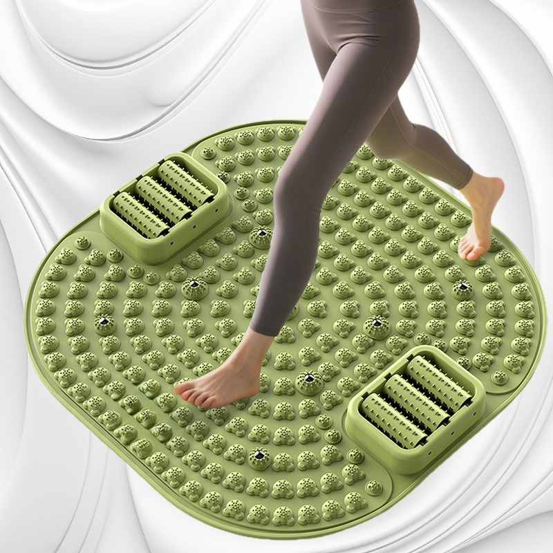 磁石滾輪足底按摩指壓板