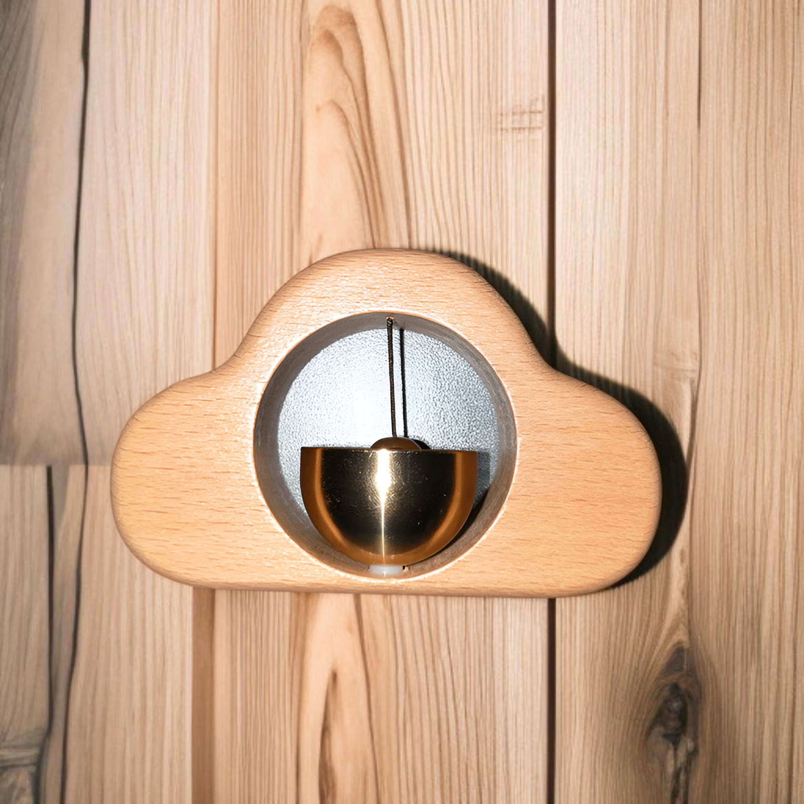 黃銅門鈴安裝效果示意圖