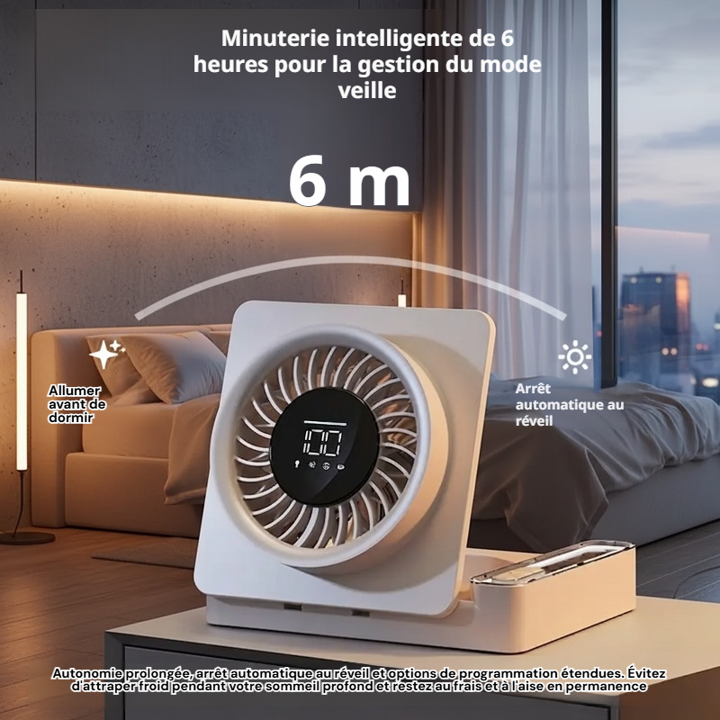 Ventilateur pliable silencieux à IA