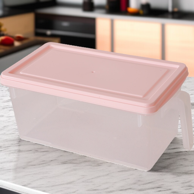 일본식 손잡이 밀폐 수납함 냉장고 전용 플라스틱 정리함